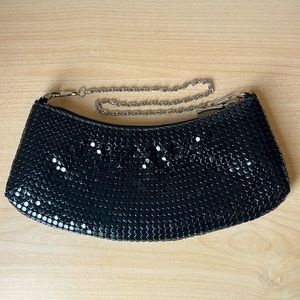 Sequin black clutch